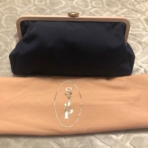 Navy Blue SJP Clutch